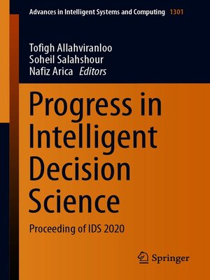 cover image of Progress in Intelligent Decision Science